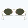 Slnečné okuliare Ray-Ban Oval arista gold/green g-15 5