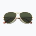 Slnečné okuliare Ray-Ban Aviator Metal II gold arista/green g-15 3
