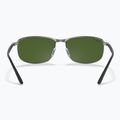 Slnečné okuliare Ray-Ban Rb3671 Polarized+ Lenses black silver/dark green polarized+ 5