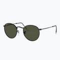 Slnečné okuliare Ray-Ban Round Metal black/green g-15 4