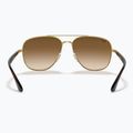 Slnečné okuliare Ray-Ban RB3683 arista gold/brown 5