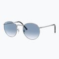 Slnečné okuliare Ray-Ban New Round silver/blue 4