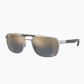 Slnečné okuliare Ray-Ban RB3701 Polarized+ Lenses silver/blue gold polarized+ 4