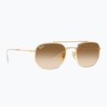 Slnečné okuliare Ray-Ban RB3707 Polarized+ Lenses arista gold/brown