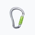 Climbing Technology Axis Big Tg karabína L3860006 strieborno-zelená 2C38600XPE