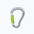 Climbing Technology Axis Big Tg karabína L3860006 strieborno-zelená 2C38600XPE 2