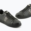 EA7 Emporio Armani Classic Logo triple black/ gold topánky 12