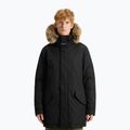 Pánska bunda Woolrich Polar High Collar Fur čierna