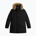 Pánska bunda Woolrich Polar High Collar Fur čierna 5