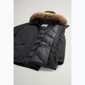 Pánska bunda Woolrich Polar High Collar Fur čierna 6