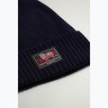Pánska zimná čiapka Woolrich Legacy Patch Beanie melton blue 3