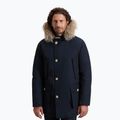 Pánsky zateplený kabát Woolrich Arctic Detachable Fur Parka melton blue