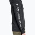 Pánska mikina EA7 Emporio Armani Train Logo Series Hoodie Extended Logo Coft night blue/white logo 4