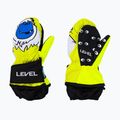 Detské snowboardové rukavice Level Animal Mitt modré/červené 4174