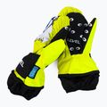 Detské snowboardové rukavice Level Animal Mitt modré/červené 4174