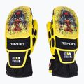 Detské lyžiarske rukavice Level Worldcup Jr Cf Mitt žlté 4116 3