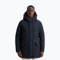 Pánska bunda Woolrich Polar High Collar Parka melton blue