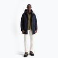 Pánska bunda Woolrich Polar High Collar Parka melton blue 2