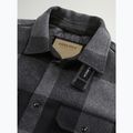 Pánska bunda Woolrich Alaskan Wool Check Overshirt charcoal buffalo 11