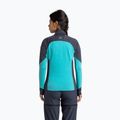 Dámska mikina Montura Rise Maglia turquoise/graphite blue 2