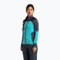 Dámska mikina Montura Rise Maglia turquoise/graphite blue 3