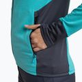 Dámska mikina Montura Rise Maglia turquoise/graphite blue 6