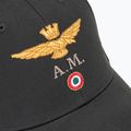 Šiltovka pánska Aeronautica Militare Cotton With Logo jet black 3