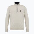 Pánsky sveter Aeronautica Militare 1/2 Zip stone melange