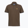 Tričko Aeronautica Militare PO1308UP00082 Polo chestnut brown