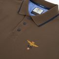 Tričko Aeronautica Militare PO1308UP00082 Polo chestnut brown 3