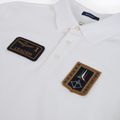 Pánske tričko Aeronautica Militare PO1927UP00191 Polo off white 3