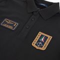 Pánske tričko Aeronautica Militare PO1927UP00191 Polo jet black 3