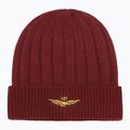 Pánska zimná čiapka Czapka Aeronautica Militare 262CU0098UL00485 bordeaux