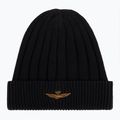 Pánska zimná čiapka Czapka Aeronautica Militare 262CU0098UL00485 jet black