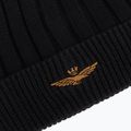 Pánska zimná čiapka Czapka Aeronautica Militare 262CU0098UL00485 jet black 3