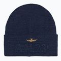 Pánska zimná čiapka Czapka Aeronautica Militare 262CU0099UL00949 Blu Navy