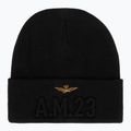 Pánska zimná čiapka Czapka Aeronautica Militare 262CU0099UL00949 jet black