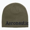 Pánska zimná čiapka Czapka Aeronautica Militare 262CU0093UL00450 Tea Leaf