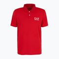 Pánska polokošeľa EA7 Emporio Armani Multi-Sport Ventus7 racing red