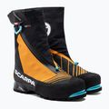 Scarpa Phantom Tech HD black/bright orange pánske vysokohorské topánky 4