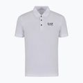 Pánske biele polo tričko EA7 Emporio Armani Train Visibility