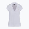 Dámske polo tričko EA7 Emporio Armani Train Costa Smeralda biele