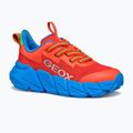 Juniorské topánky Geox Flexyper Fast red/light blue 8