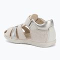 Detské sandále Geox Macchia white/silver 3