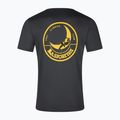 Pánske tričko La Sportiva Climbing on the Moon carbon/giallo 2