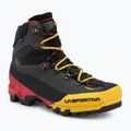 Pánske vysokohorské topánky La Sportiva Aequilibrium LT GTX black/yellow