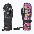 Detské snowboardové rukavice Level Junior Mitt hot pink