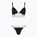 Dvojdiele plavky dámske EA7 Emporio Armani Water Sports BW Maxi Logo bianco/nero 2