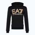 Pánska mikina EA7 Emporio Armani Train Logo Series Oversize Logo Hoodie Coft black 5