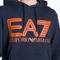 Pánska mikina EA7 Emporio Armani Train Logo Series Oversize Logo Hoodie Coft navy blue 3